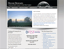 Tablet Screenshot of devondowsers.org.uk